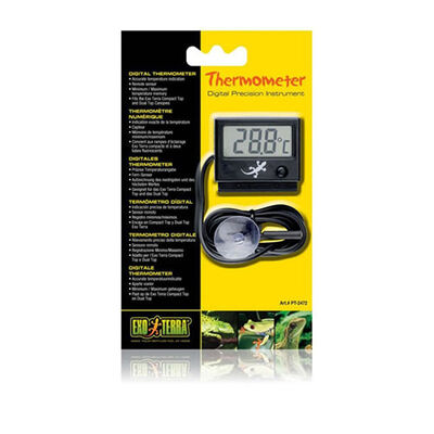 Exo Terra Digital Thermometer Precision Terrarium Sensor