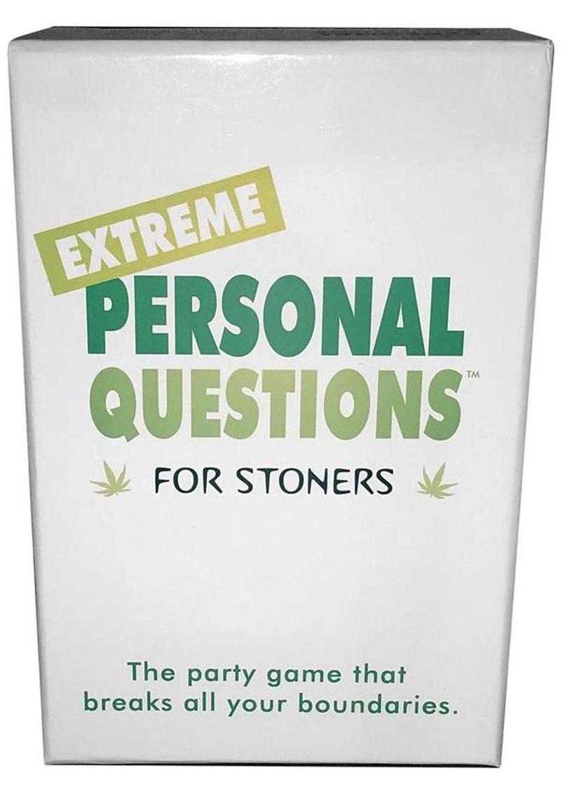 Extreme Personal Questions for Stoners The Party Game