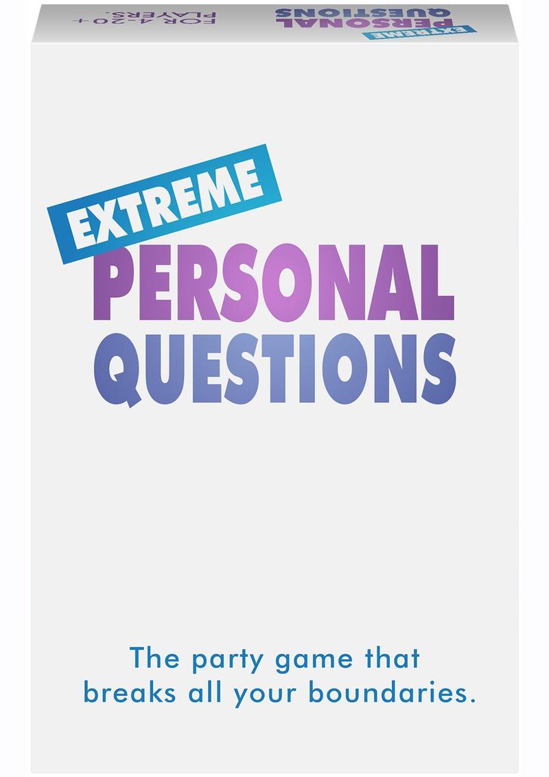 Extreme Personal Questions The Party Game That Breaks Boundaries