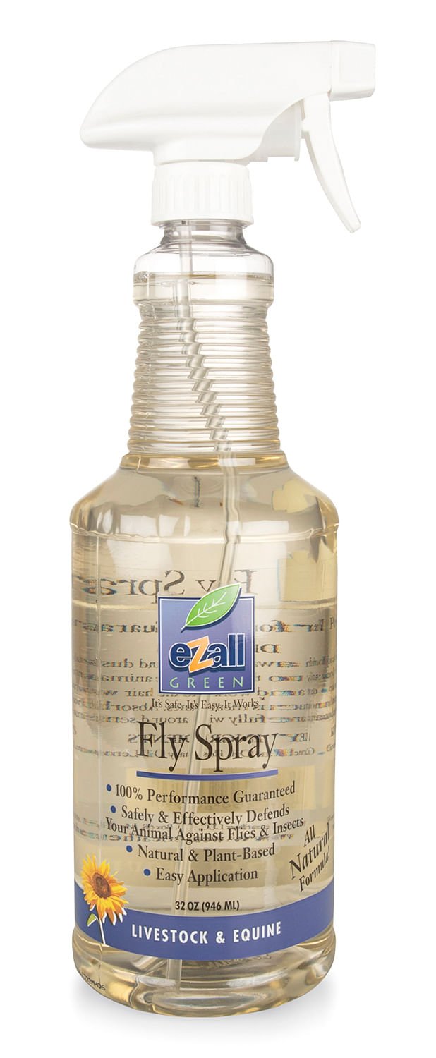 eZall Natural Fly Spray for Horses &amp; Livestock