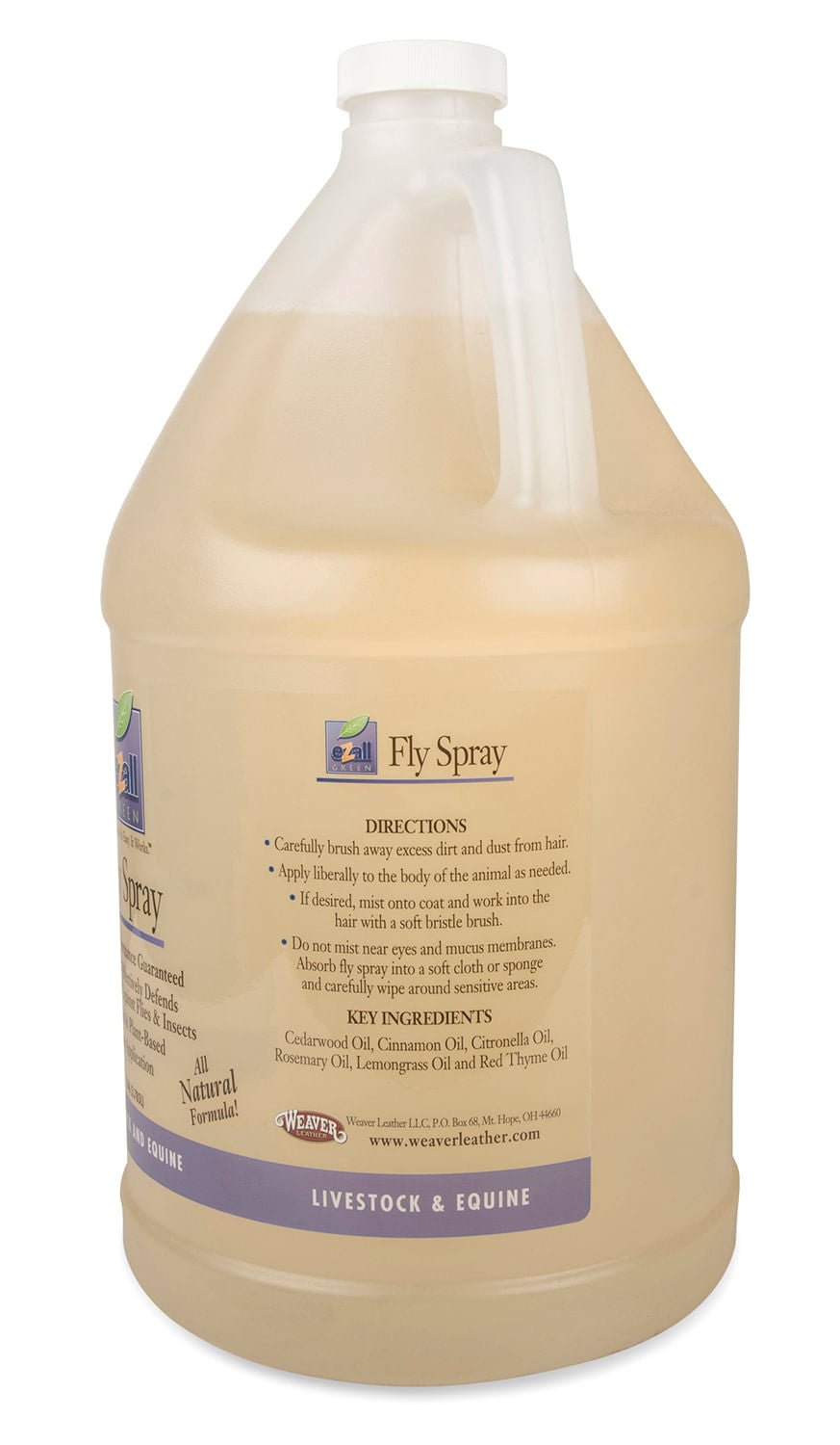 eZall Natural Fly Spray for Horses &amp; Livestock