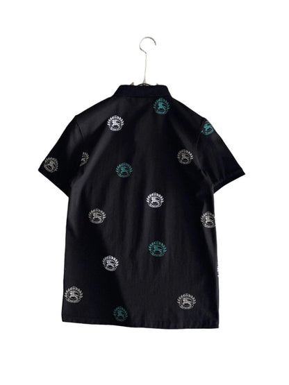 Burberry Black T-Shirt With Collar