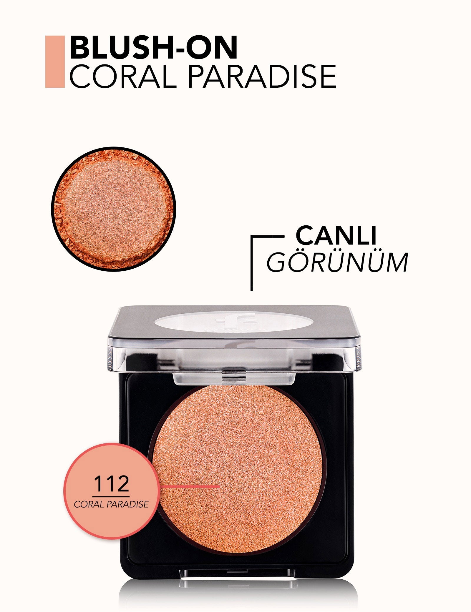 Flormar Blush-On High-Pigment Shimmer Compact Powder Blush 6g