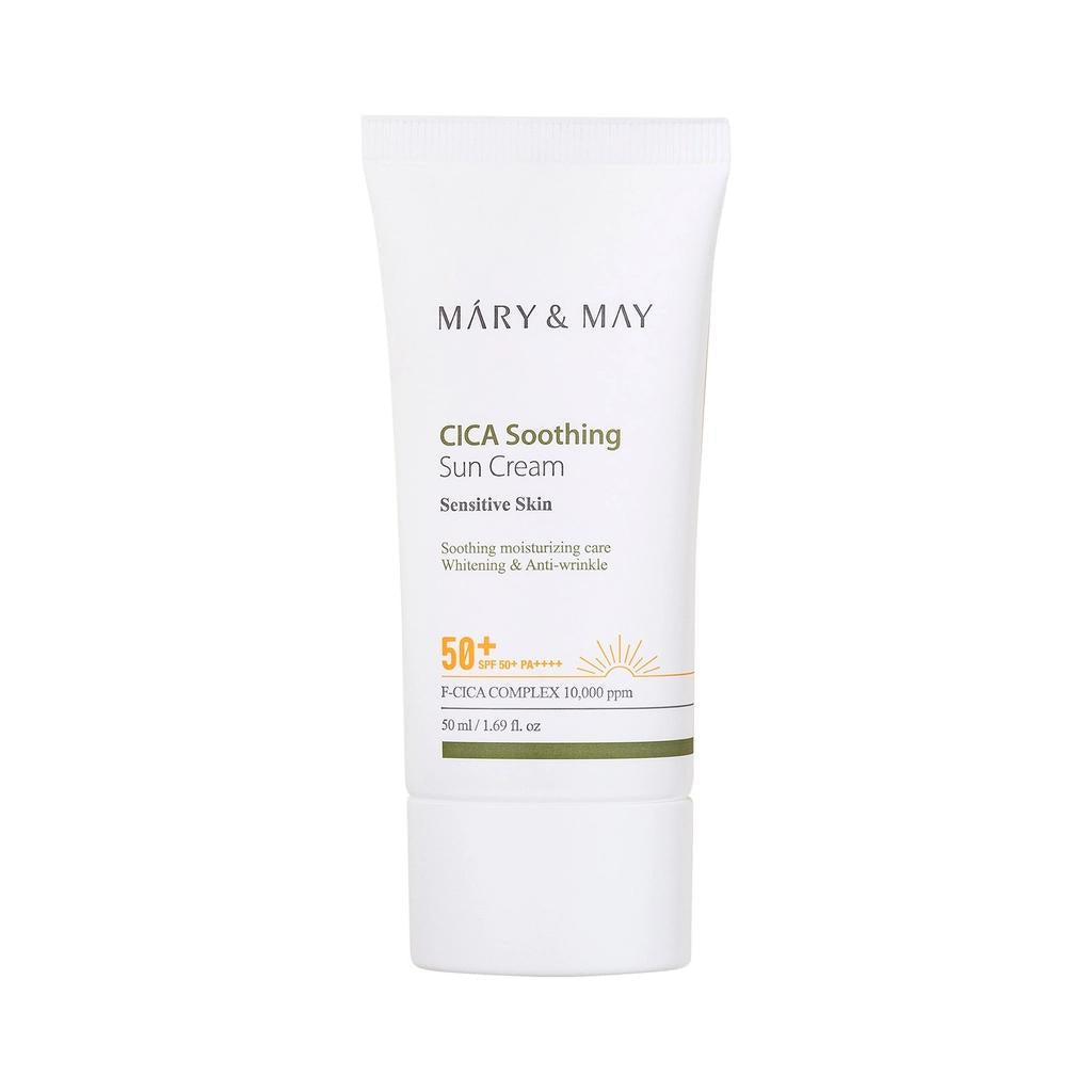 Mary &amp; May Vegan Cica Sun Cream SPF 50+ PA++++ 50ml