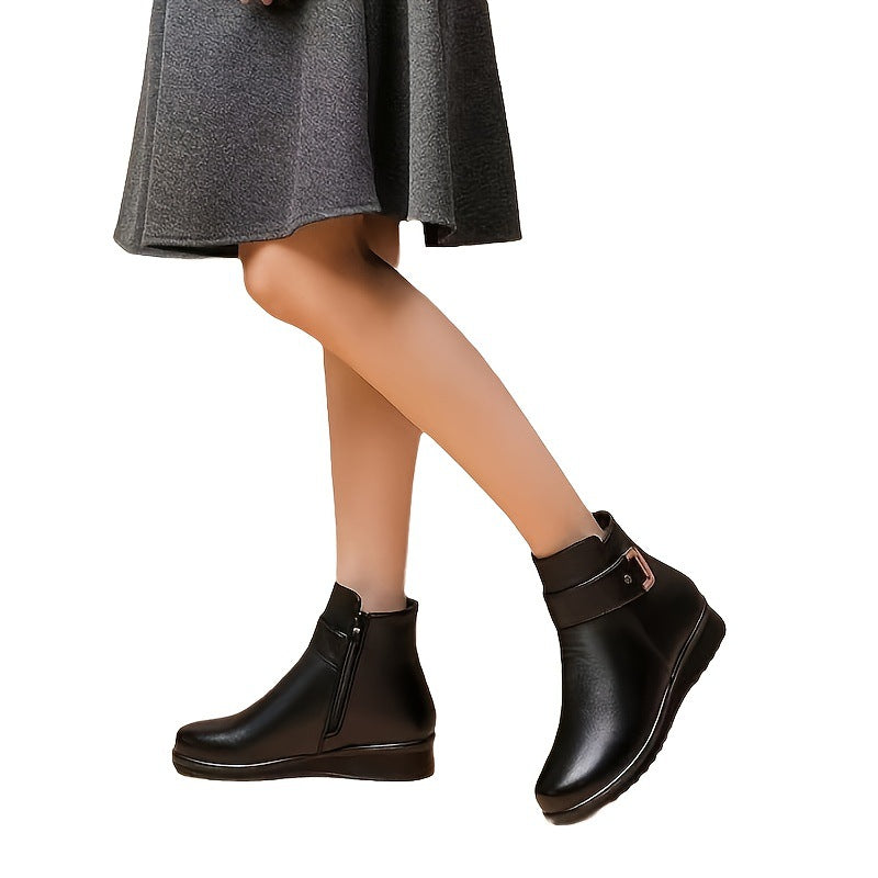 Fleece-Lined Womens Winter Boots