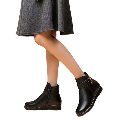 Fleece-Lined Womens Winter Boots