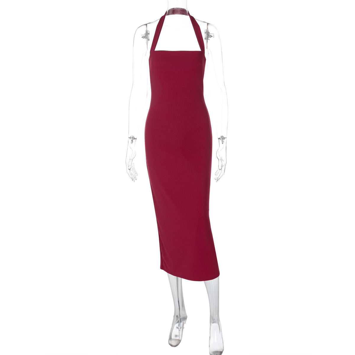 Womens Halter Neck Summer Dress