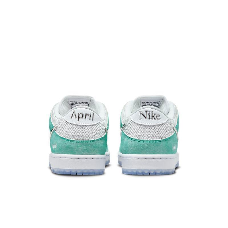 Nike SB Dunk Low April Skateboards - Turbo Green/Silver Sneakers