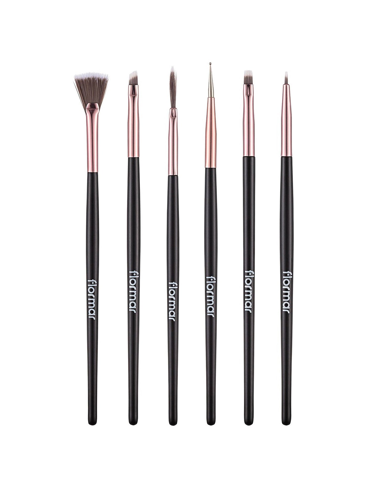 Flormar 6-Piece Nail Art Brush Set for Precision Designs