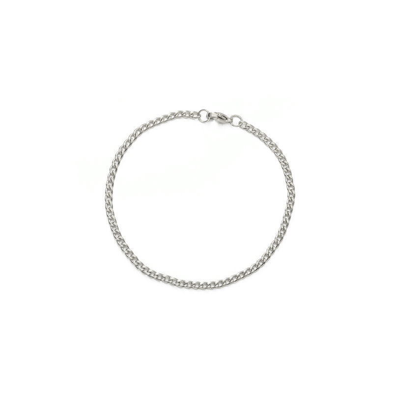 Cuban Chain Bracelet Stainless Steel Geometric Link Jewelry