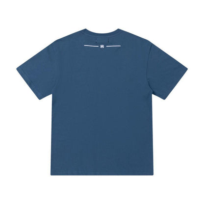 Amiri Blue T-Shirt Without Collar