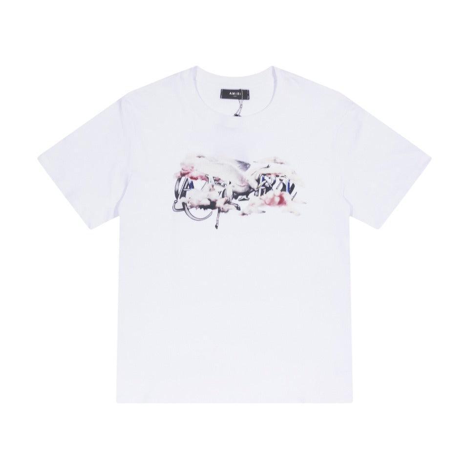 Amiri White T-Shirt Without Collar