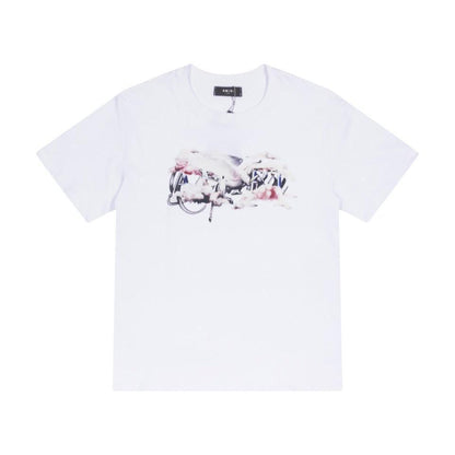 Amiri White T-Shirt Without Collar