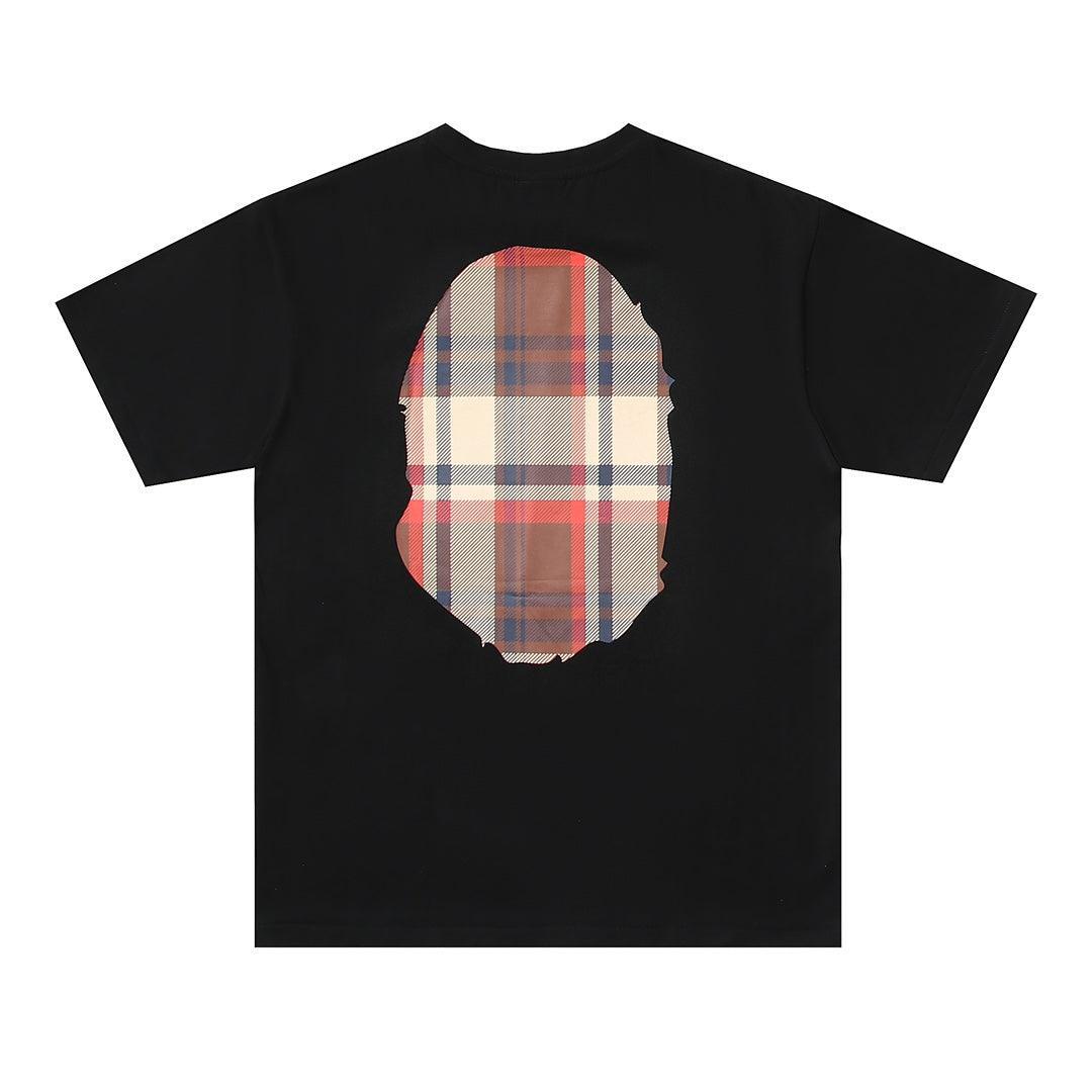 Bathing Ape Black T-Shirt without Collar