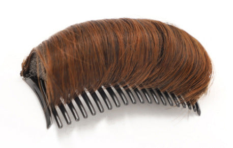 Wigs, hair pads, combs and hair softeners