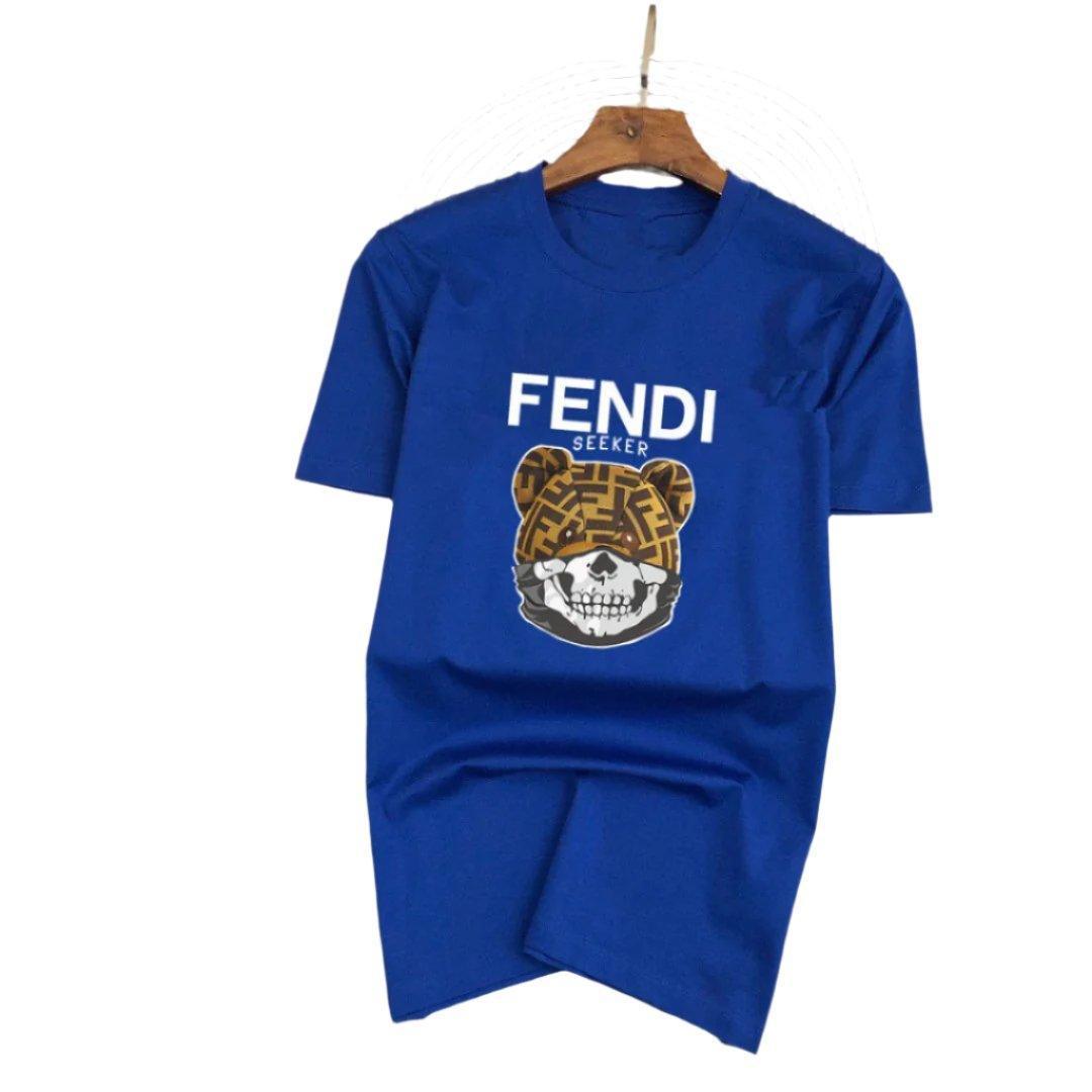 Fendi T-Shirt Head Bear without Collar &