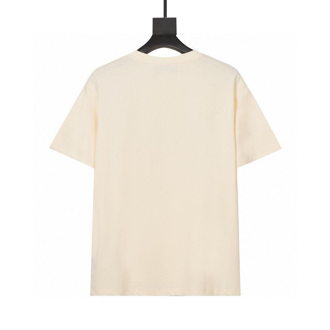 Gucci T-Shirt Beige Crew Neck - Luxury Cotton Essential