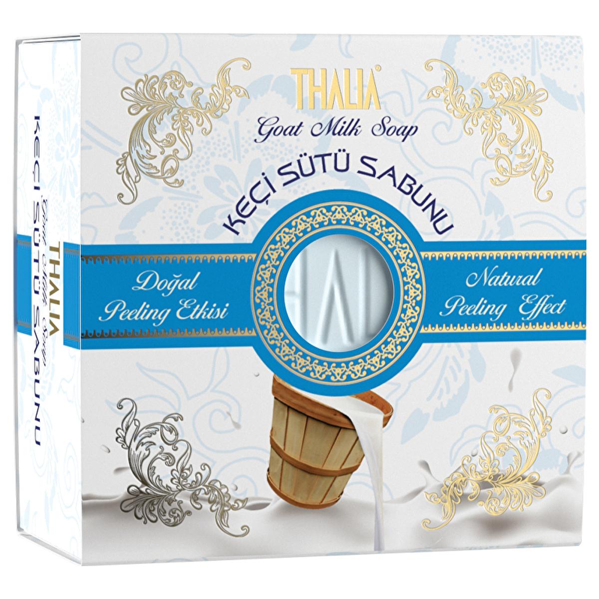 Thalia Natural Goat Milk Soap - Gentle Cleansing &amp; Peeling for Families | 5.29 oz