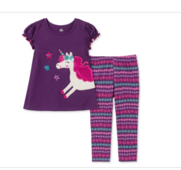 Kids Headquarters Little Girls Tunic &amp; Leggings