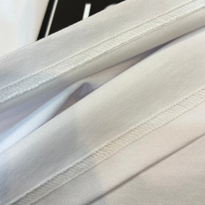 Burberry White T-Shirt Without Collar