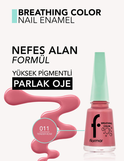 Flormar Breathing Color High-Pigment Breathable Nail Polish