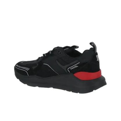 Burberry Sean Low Top Sports Casual Black Red