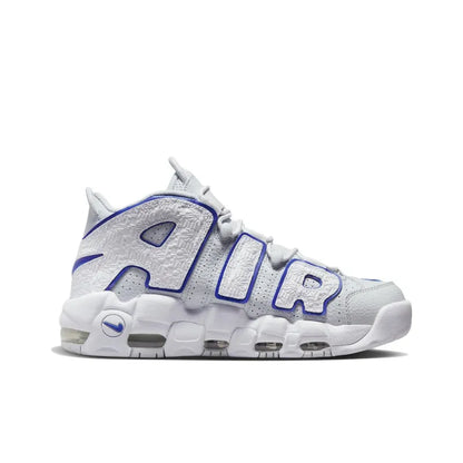 Nike Air More Uptempo Embossed White Royal Blue