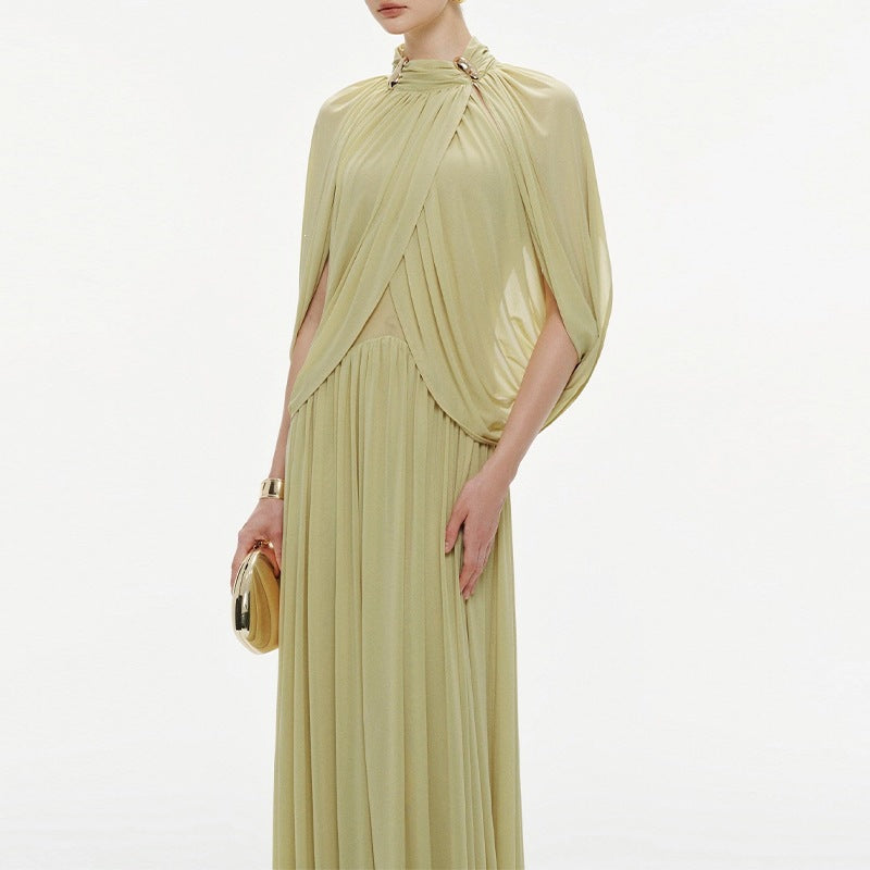 Round neck fresh chiffon fashion dress