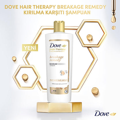 Dove Hair Therapy Breakage Remedy Shampoo - Nourishing, Anti-Breakage Hair Care for Damaged, Fragile Hair