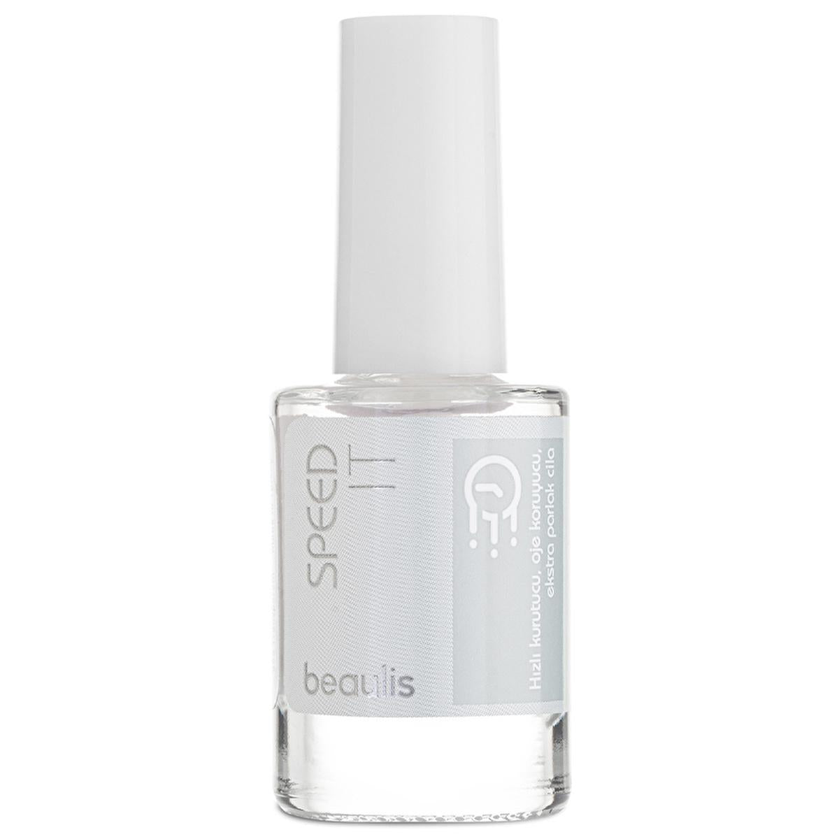 Beaulis Nail Dryer &amp; Quick Dry Top Coat - 10ml, Fast Drying Formula for Long-Lasting Nail Polish