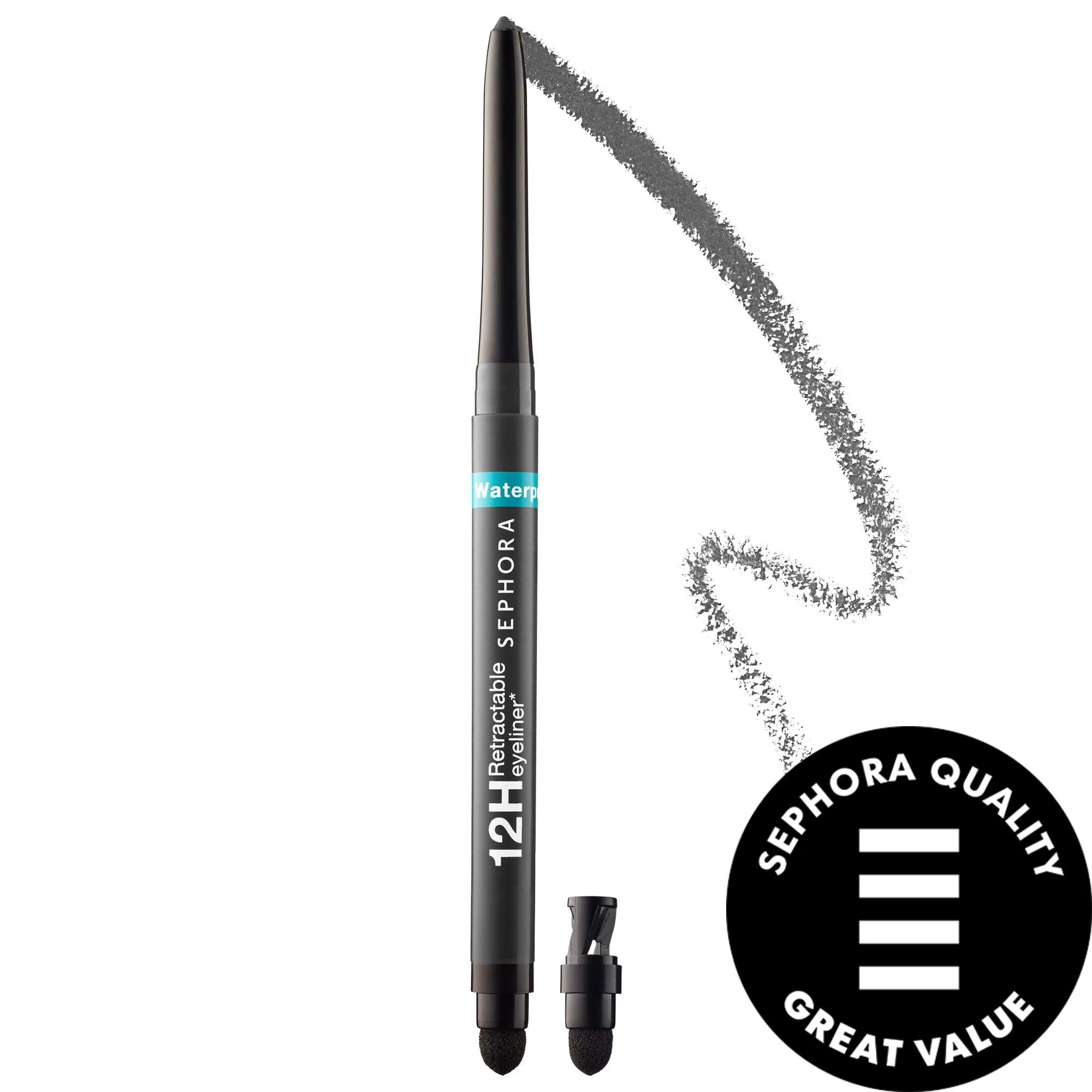 Long-Lasting Waterproof Eyeliner Pencil: Super Creamy, Smudge-Proof &amp; Retractable for All-Day Wear