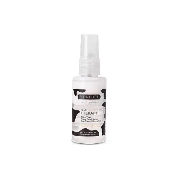 Morfose Milk Therapy: Heat Protectant Leave-In Conditioner - Nourishes &amp; Repairs Dry, Damaged Hair - Travel Size 1.69 fl oz