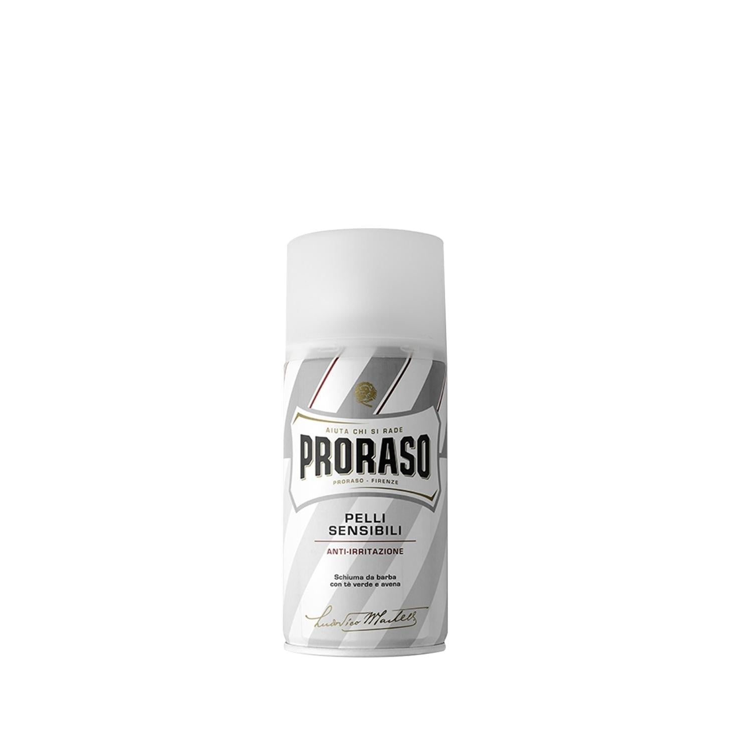 Proraso Green Tea &amp; Oat Extract Shaving Cream for Sensitive Skin - 300ml