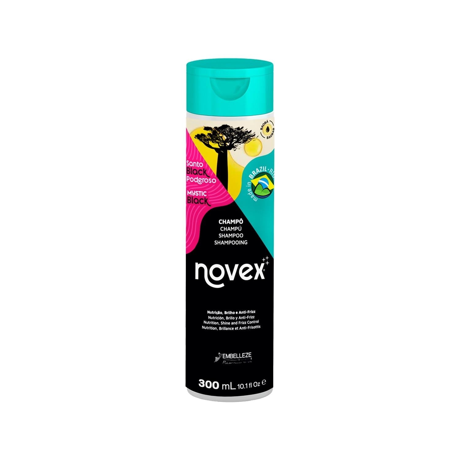 Novex Mystic Black Baobab Oil Hydrating Shampoo 300 ml