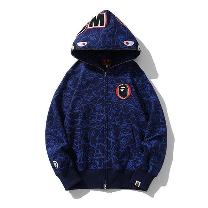 BAPE Line Camo Shark Full Zip Hoodie A Bathing Ape &