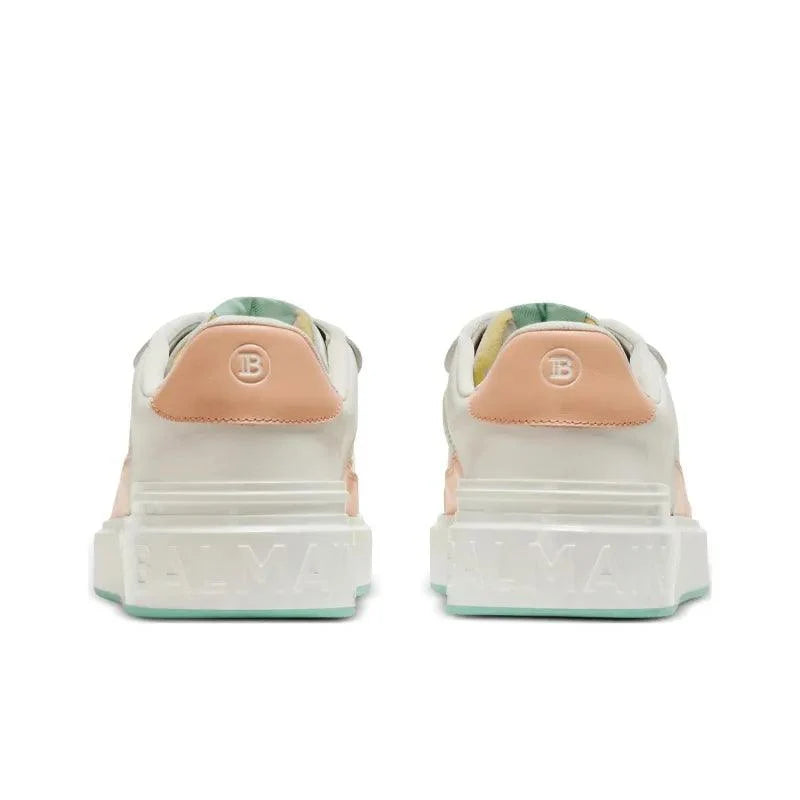 BALMAIN B-Court Flip Leather Sneakers