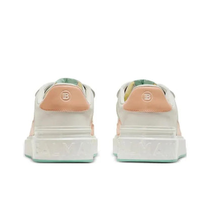 BALMAIN B-Court Flip Leather Sneakers