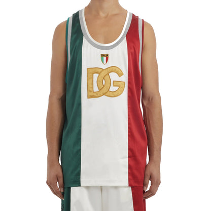 Dolce &amp; Gabbana Satin Tank T Shirt