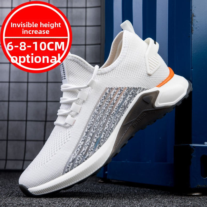 Mens Height Increase Casual Sneakers