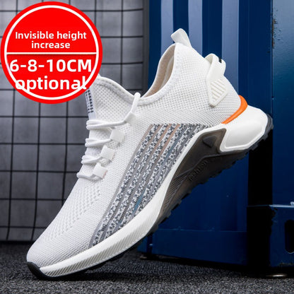 Mens Height Increase Casual Sneakers