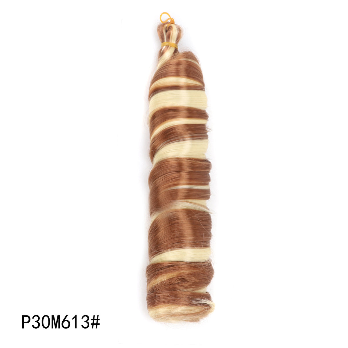 Crochet hair tubes curved wigs braids