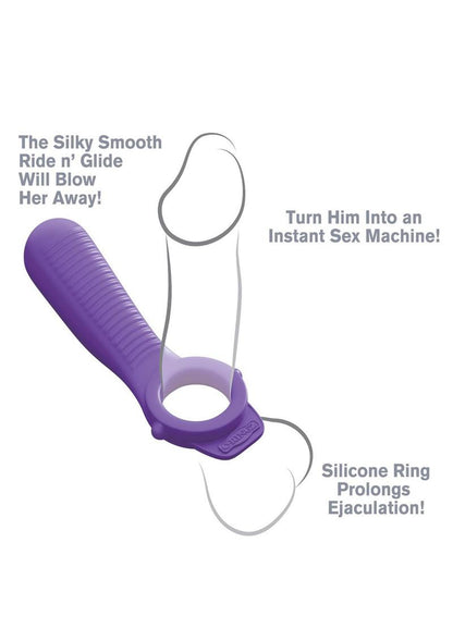 Fantasy C Ringz Ride N Glide Silicone Couples Ring