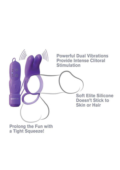 Fantasy C Ringz Twin Teazer Rabbit Silicone Cock Ring