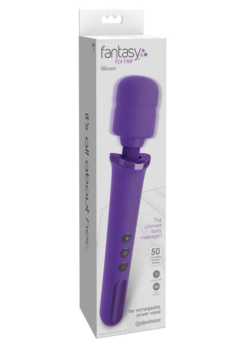 Fantasy For Her Rechargeable Power Wand Multi-Speed Massager