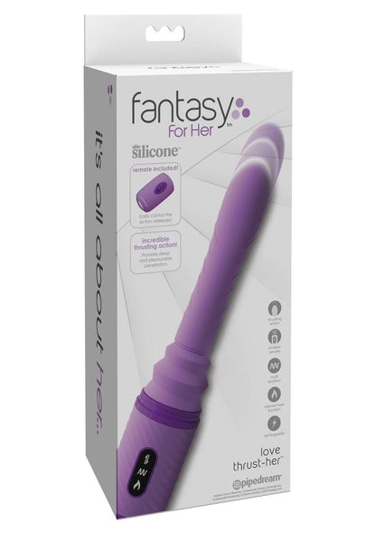 Fantasy For Her Love Thrust-Her Dildo 12in Remote Control