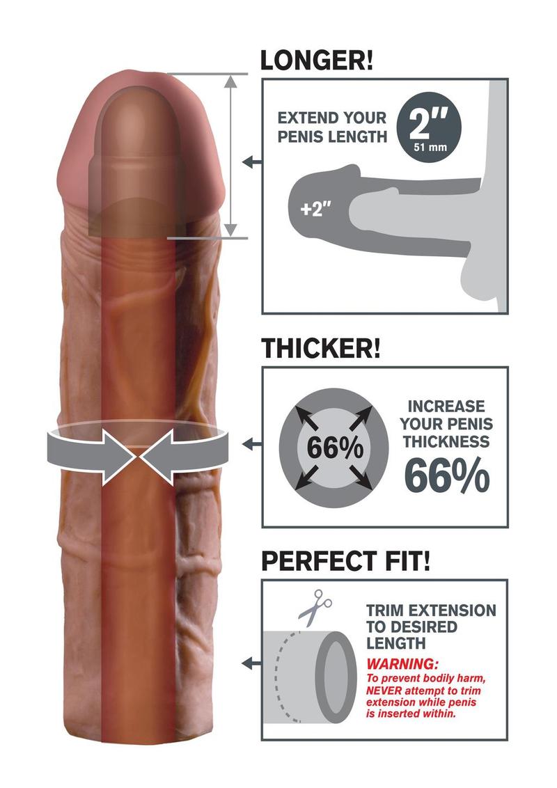 Fantasy X-Tensions Mega 2 Inch Extension Sleeve