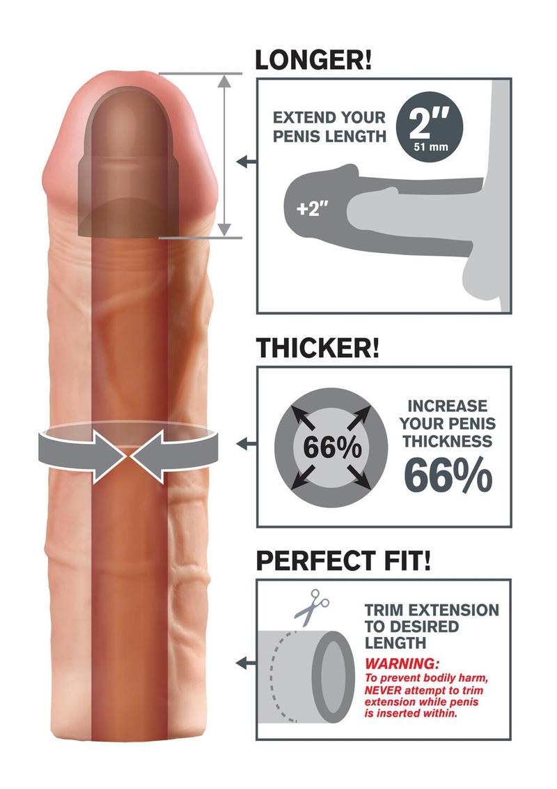 Fantasy X-Tensions Mega 2 Inch Extension Sleeve