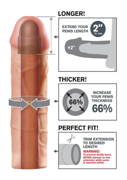 Fantasy X-Tensions Mega 2 Inch Extension Sleeve