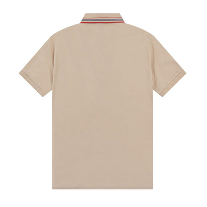 Burberry Beige T-Shirt With Collar