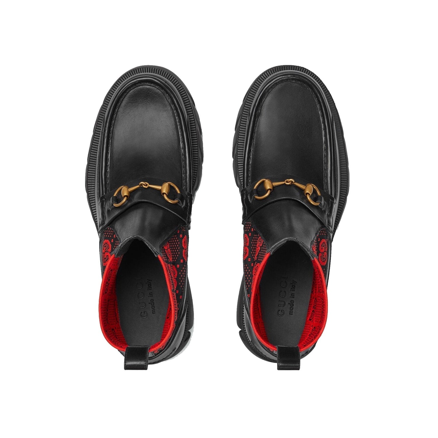 Gucci Gg Leather Boots